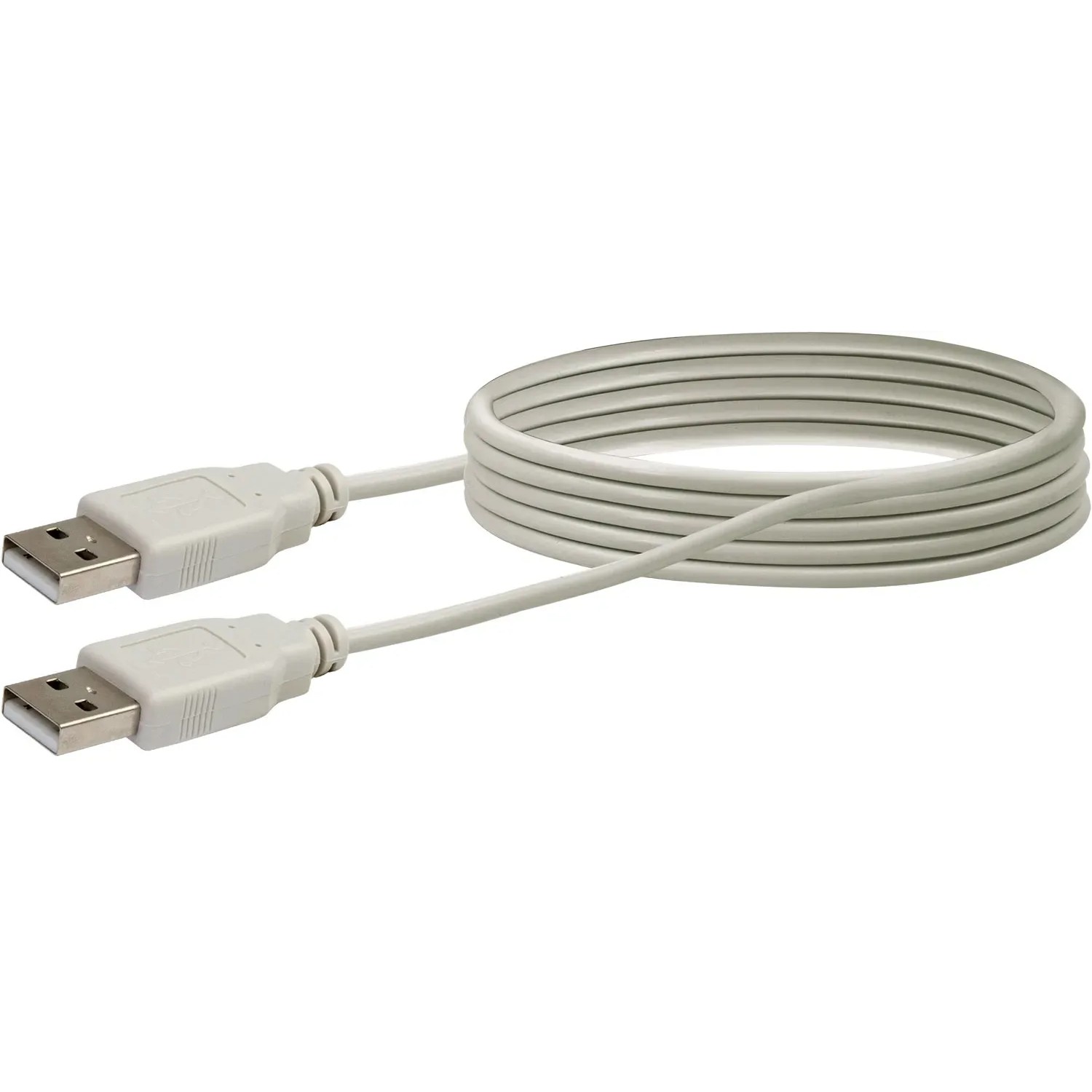 E-shop Schwaiger Prepojovací kábel USB 2.0, svetlo sivá, 1,5 m