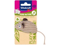 Vitakraft Hračka pre mačky Nature myš s catnipom
