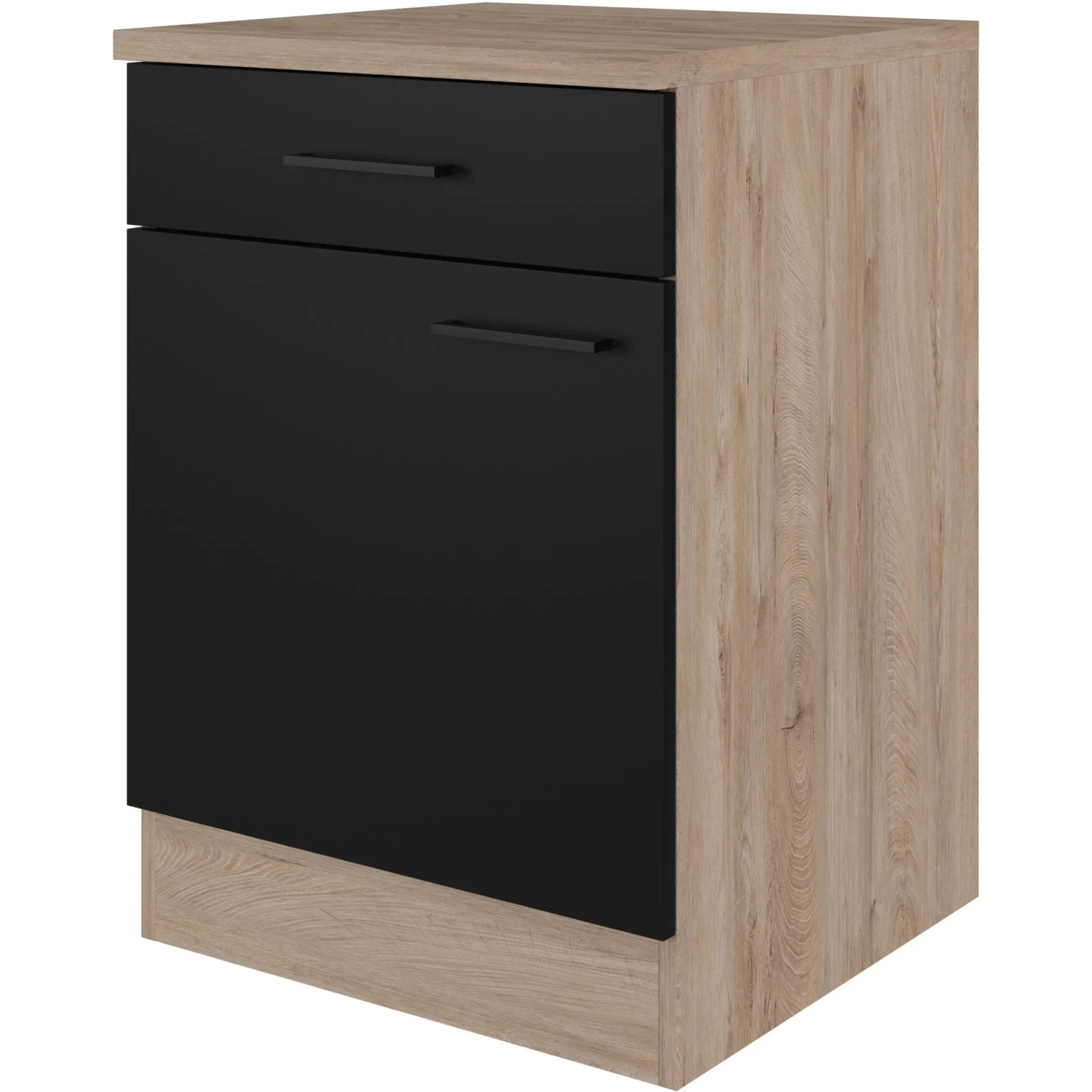 E-shop Flex-Well Kuchynská skrinka Capri spodná, zásuvky + dvierka, 60 x 85 x 57,1 cm