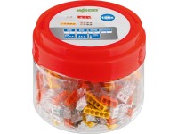 Wago Súprava inštalačných svoriek 2273 PUSH-WIRE plné vodiče, 0,5-2,5mm2, 100 ks
