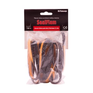 SealFlam tesniaca šnúra pre kachle, 10x3mm, 2,5m, príslušenstvo pre krby.