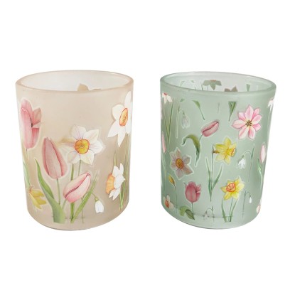 Boltze Svietnik Tulip rôzne druhy 8,3 x 7 x 7 cm, 1 ks