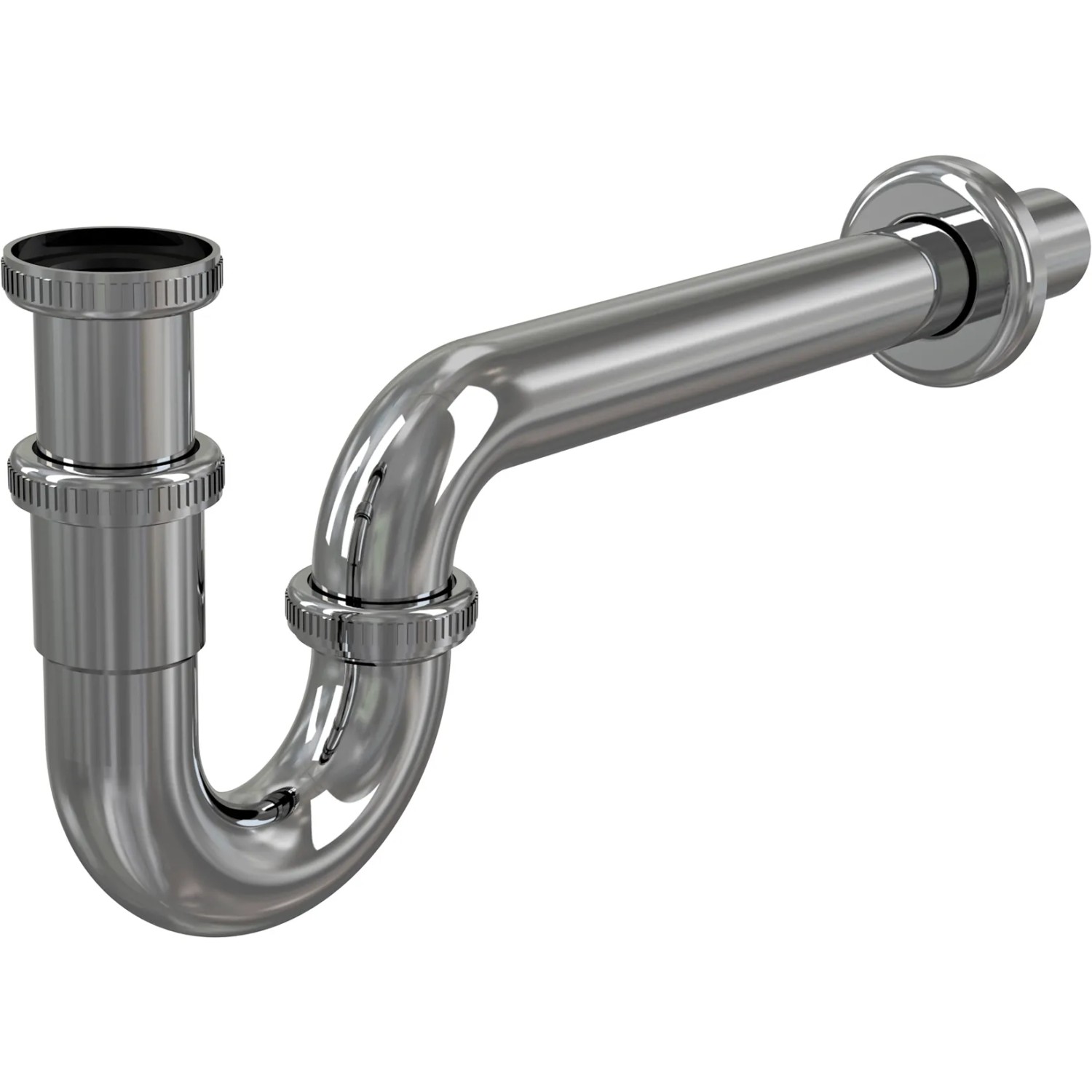 E-shop Alca Sifón umývadlový A432 rúrkový kov s prevlečnou maticou 5/4", DN 32