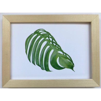 Bondecor Fotorám drevený hladký prírodný 10 x 15 cm