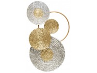 FALC Nástenná kovová dekorácia 3D 21SMA0249, 45 x 70 x 5 cm