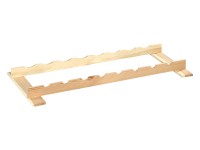 OBI drevená polica na fľaše, súprava 2 ks