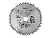 MAGG Pílový kotúč 255 x 2,9 x 30 mm/60 zubov - striedavo šikmé