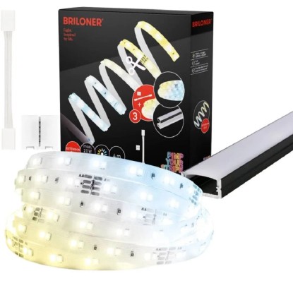 Briloner LED pásik samolepiaci CCT, doplnková súprava, 4 m