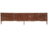 Floraworld Obruba záhonov vŕba 116 cm x 30 cm Floraworld Obruba záhonov vŕba 116 cm x 30 cm