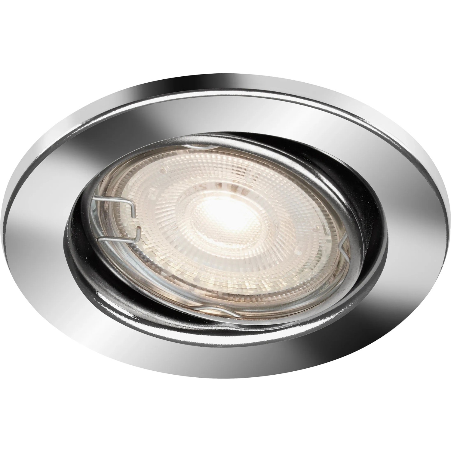 E-shop BRILONER Vstavané LED svietidlo chróm, GU10 5W 460lm 3000K pr. 86 x 70 mm, 1 ks
