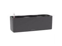 Lechuza Samozavlažovací kvetináč CUBE Color Triple čadič.sivá mat 14x40x13, 5 cm