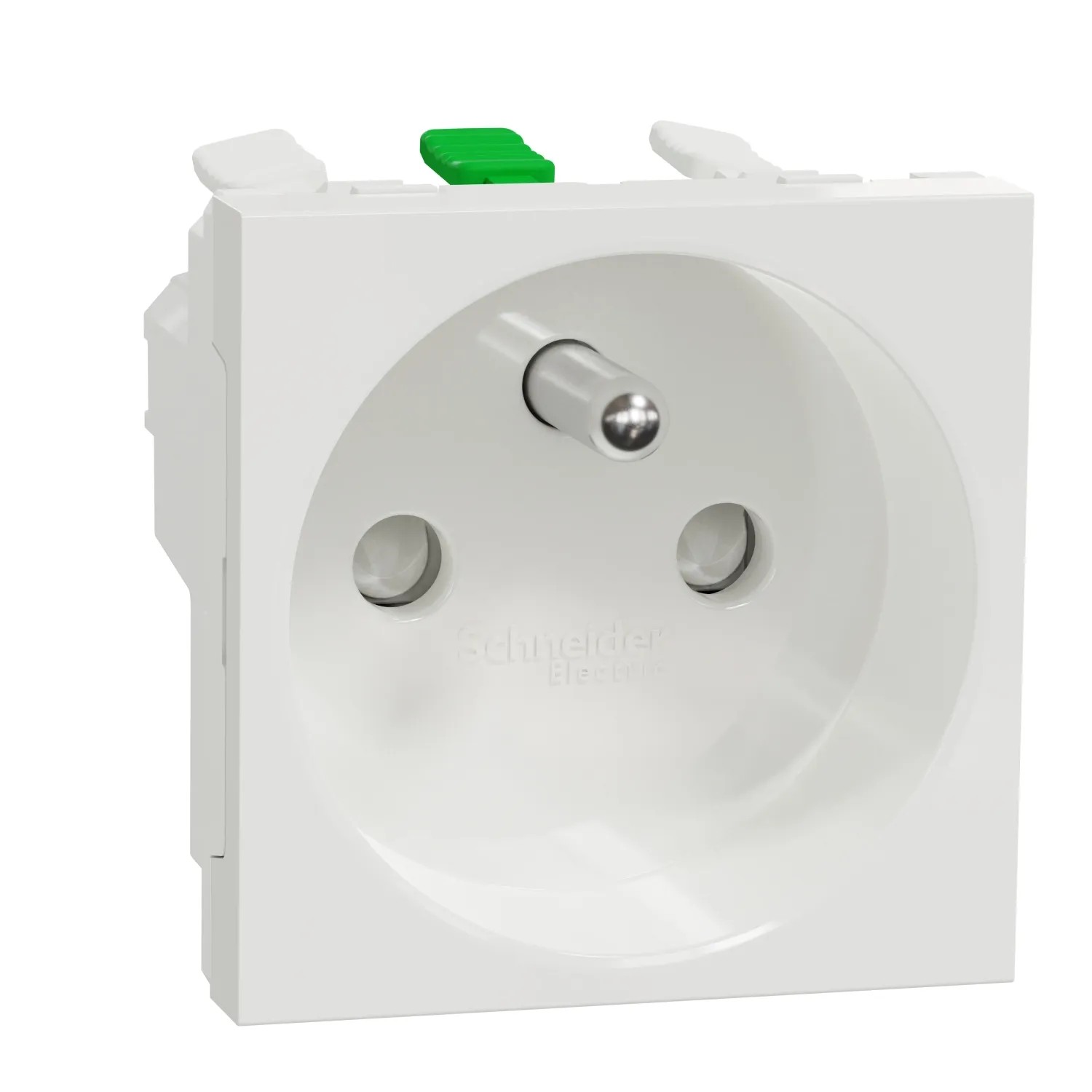 E-shop Schneider Electric Zásuvka 1-násobná 16A 2P+E bezskrutková Unica, biela