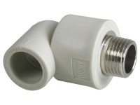 PPR koleno 90° s kovovým závitom vonkajšie, 20 x 1/2 PPR koleno 90° s kovovým závitom vonkajšie, 20 x 1/2