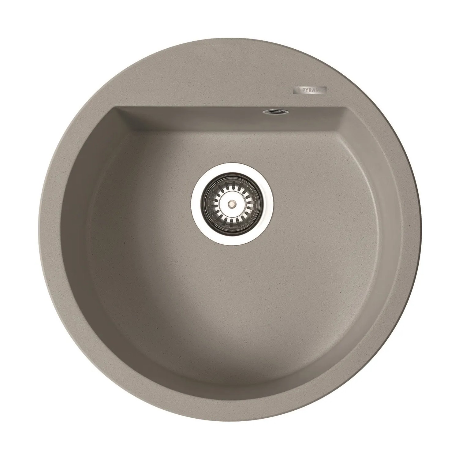 E-shop Pyramis Granitový drez Alazia 1B, industrial grey, pr. 51 cm