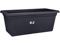 elho Kvetináč Green Basics Garden XXL čierny, 80 x 35 x 39 cm