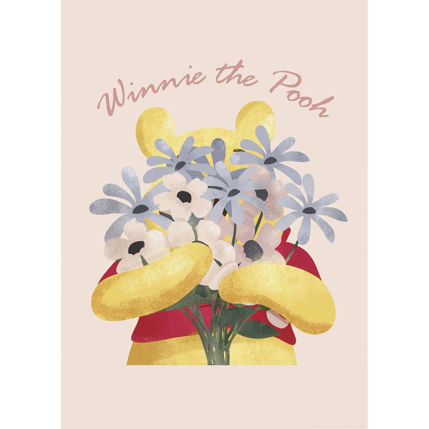 E-shop Komar Plagát Disney Winnie Pooh Into The Blooms 50 x 70 cm