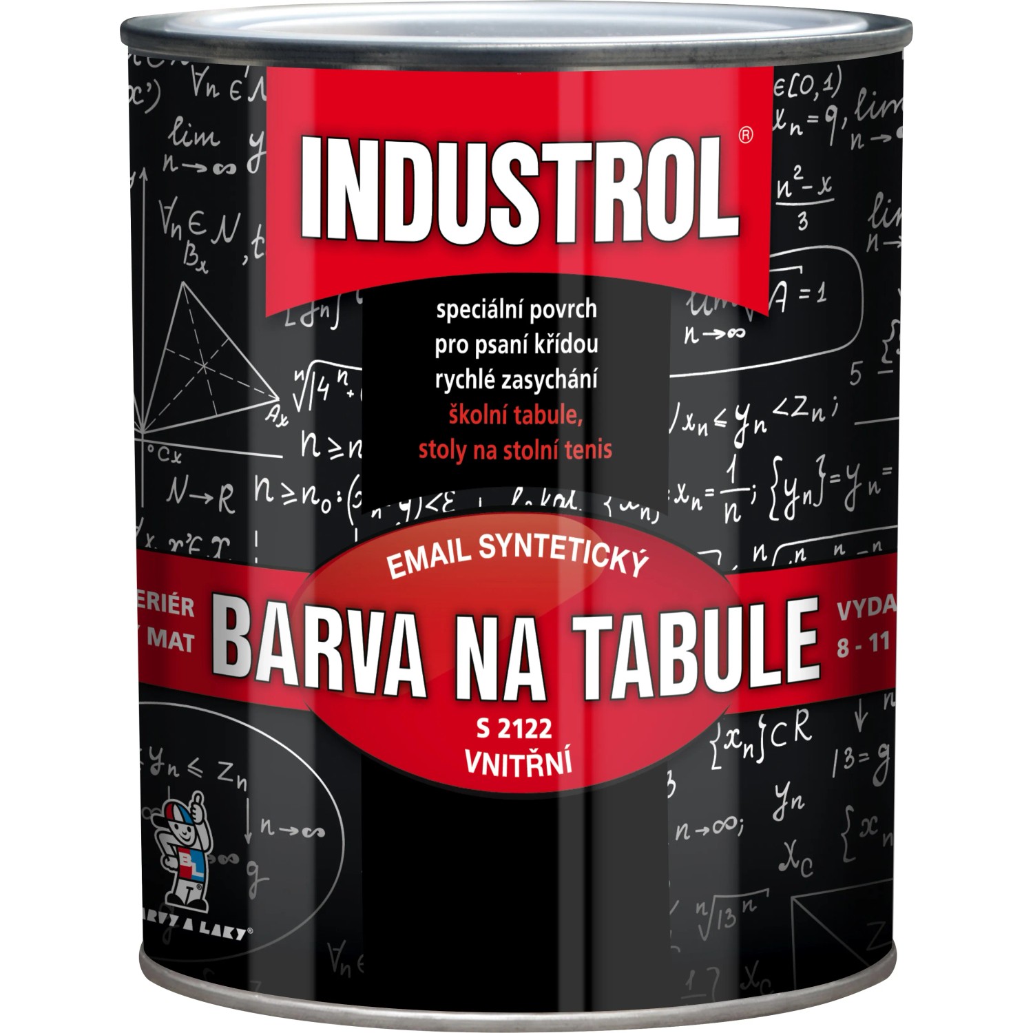 E-shop INDUSTROL Farba na tabule S2122, 0199 čierna, 600 ml