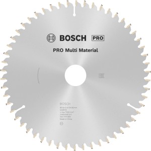 Kotúčová píla Bosch Multi Material, Ø 210 mm, 54 zubov pre presné rezy.