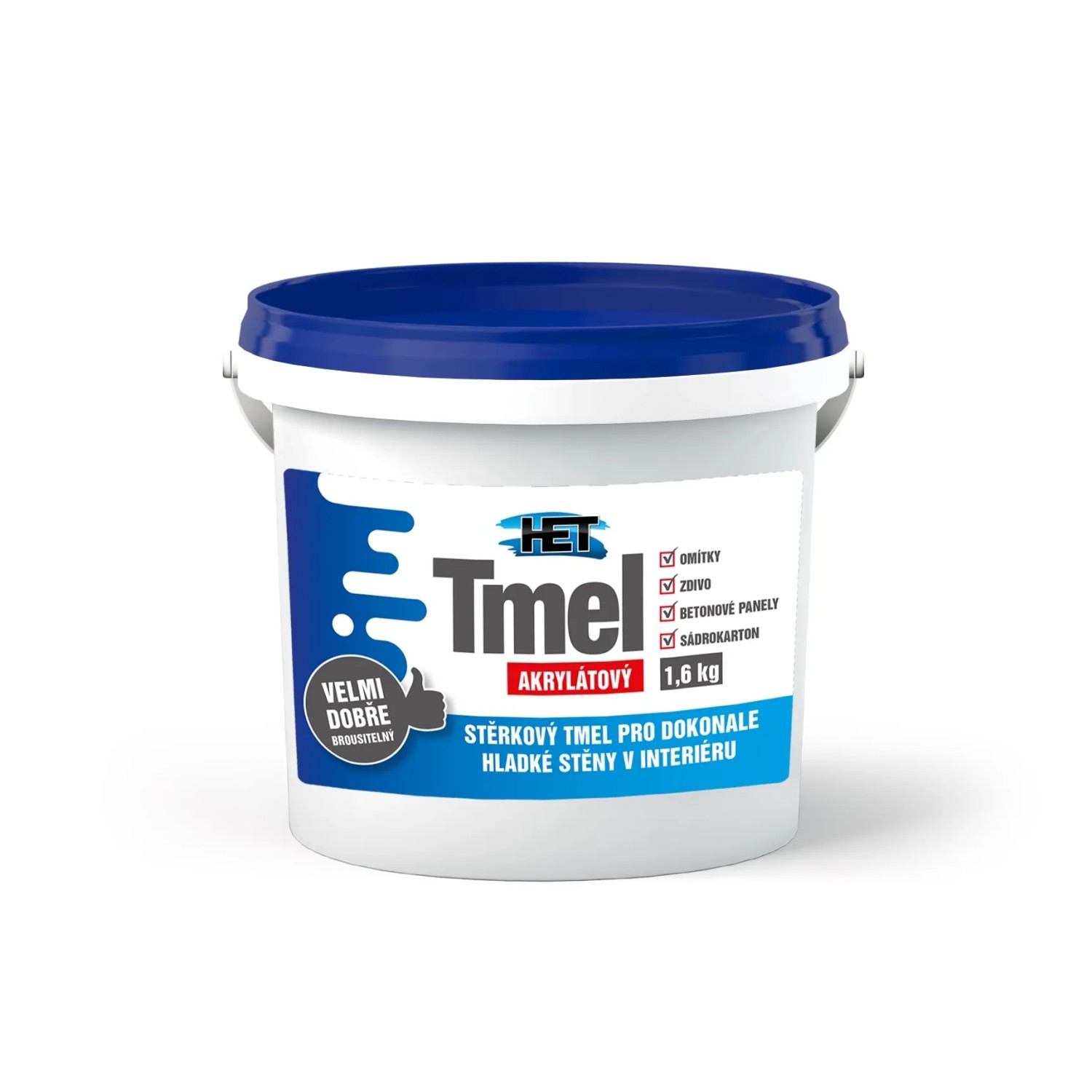 E-shop HET Akrylátový stierkový tmel 1,6 kg