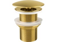 baliv Umývadlová výpust pevná SV-3460, matná zlatá, 5/4