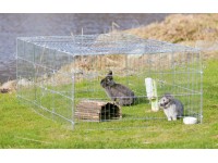 Trixie Ohrada na voľný výbeh so zakrytím pozinkovaná 216 cm x 65 cm x 116 cm