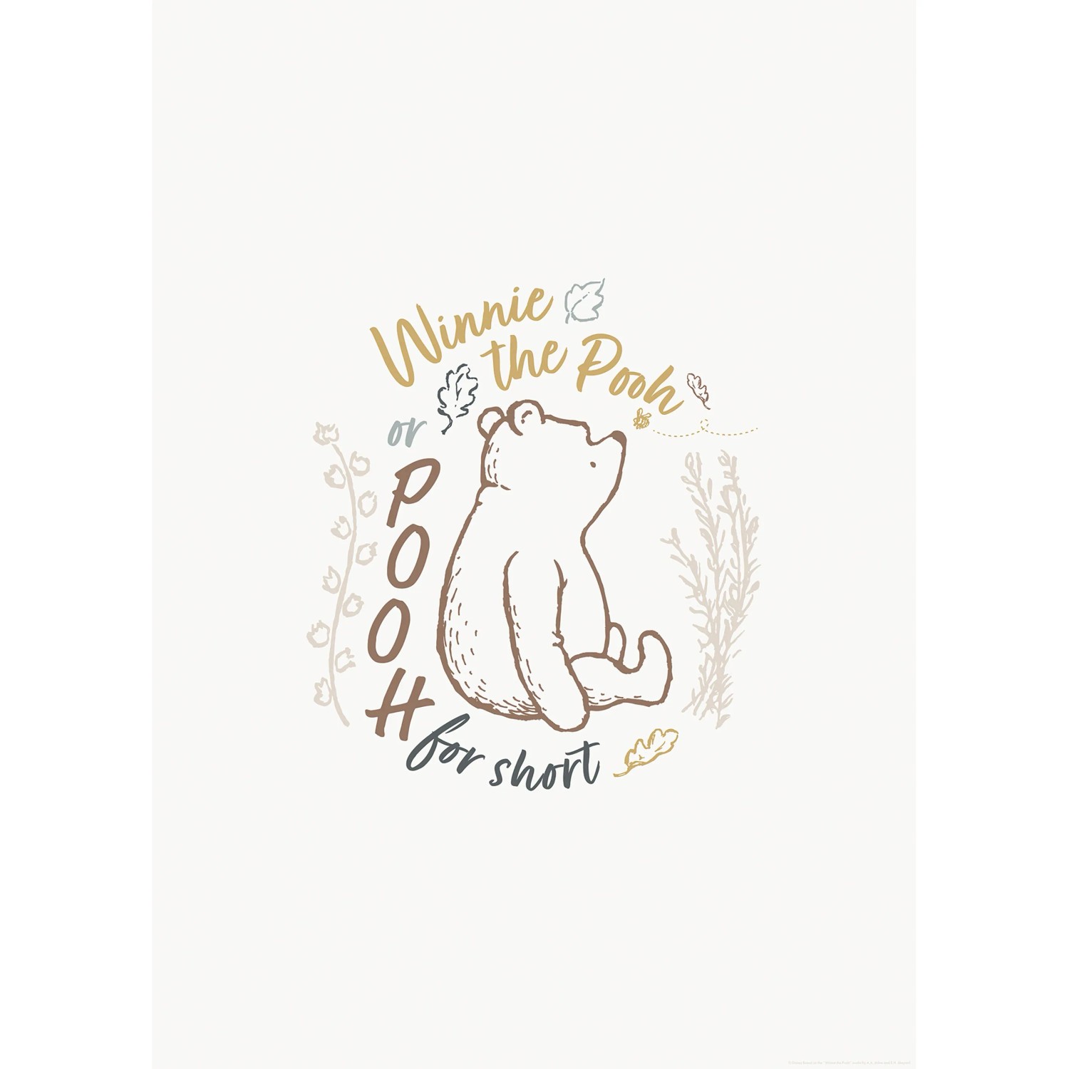 E-shop Komar Plagát Disney Winnie Pooh pre Short 50 x 70 cm