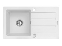 Pyramis Granitový drez ATHENA 76 x 44 1B 1D Biely Pyramis Granitový drez ATHENA 76 x 44 1B 1D Biely