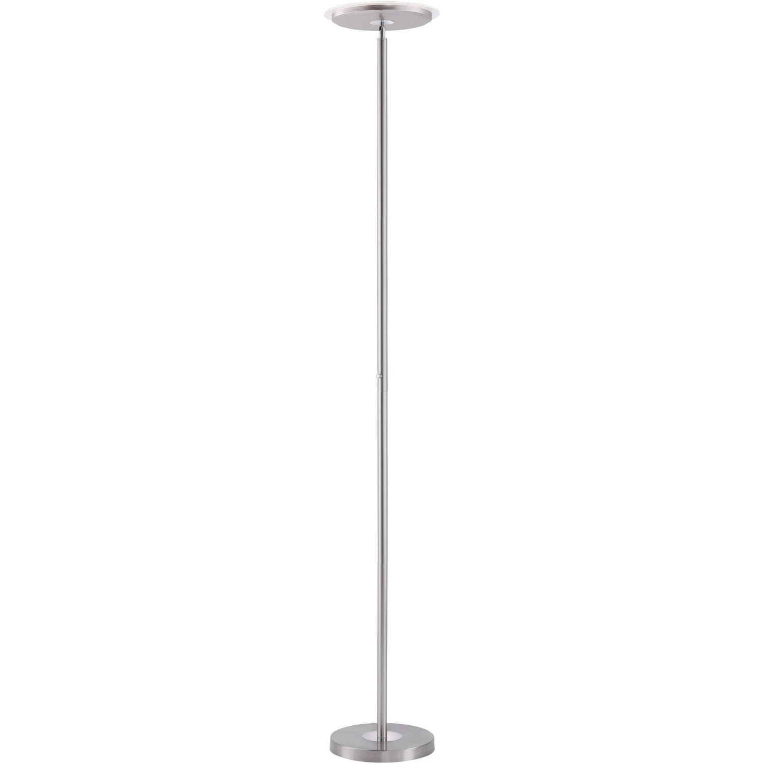 E-shop SellTec Stojaca LED lampa osvetľujúca strop Hans, 3000K, oceľová, pr.28 x 190cm