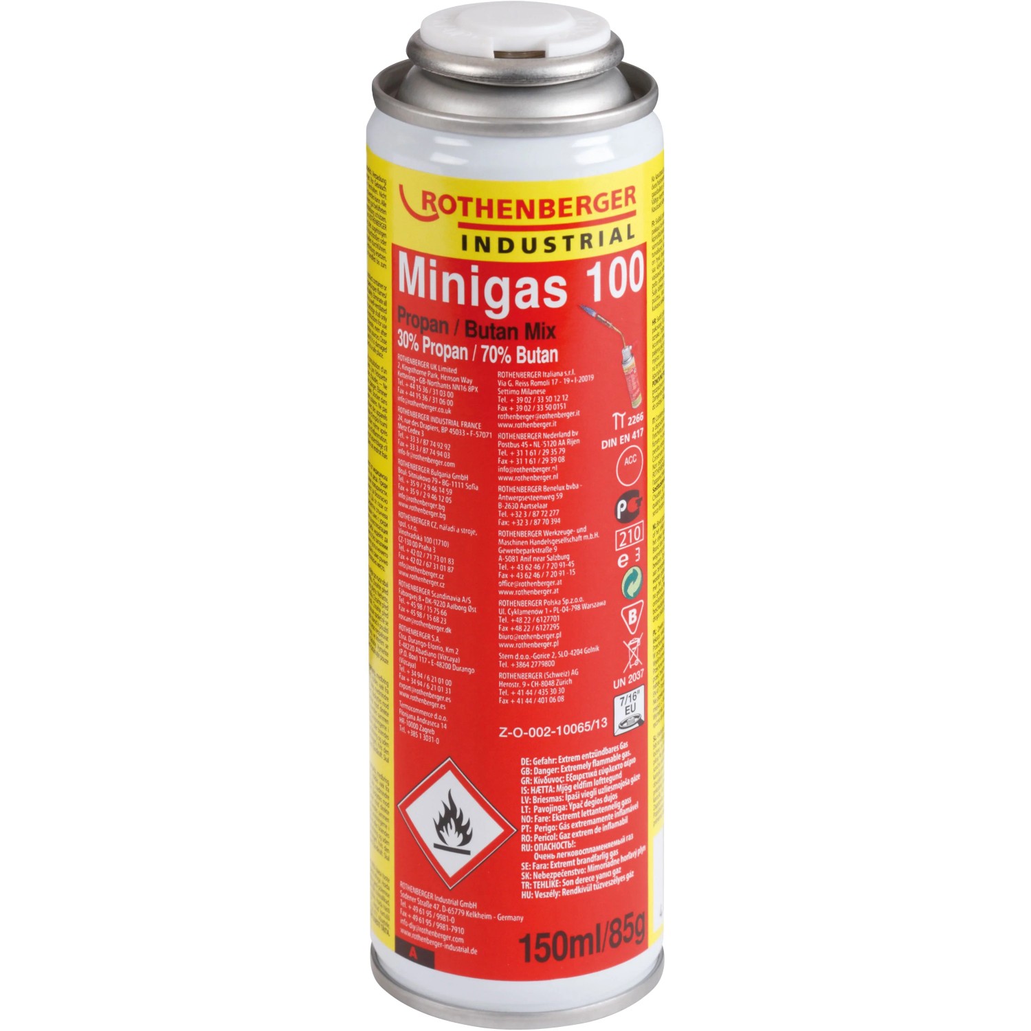 E-shop Rothenberger Plynová kartuša Minigas 100, 150 ml