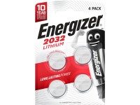Energizer Lítiová gombíková batéria CR 2032, 4 ks