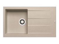 PYRAMIS Granitový drez s odkvapkávačom Athlos 1B 1D, beige, 86 x 50 cm PYRAMIS Granitový drez s odkvapkávačom Athlos 1B 1D, beige, 86 x 50 cm