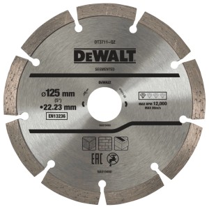 DeWALT Rezný kotúč segmentový 125 x 22,2 mm