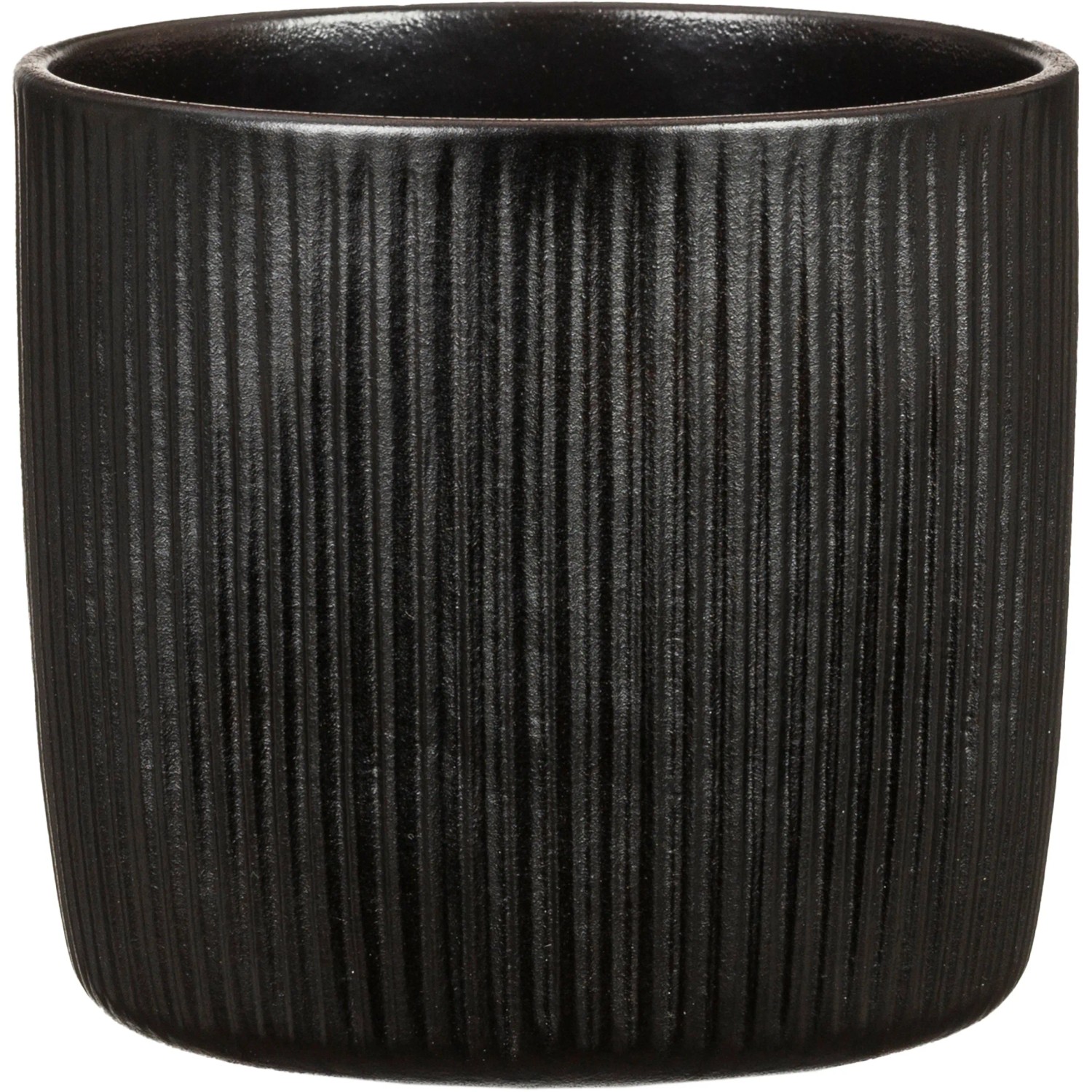 E-shop Scheurich Obal na kvetináč Solido Linea 909 Ebano, pr. 15 cm
