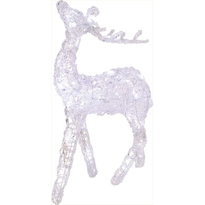 OBI LED figúrka sob akryl 40 LED studená biela