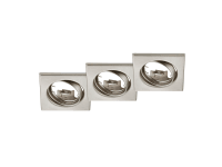 Trio Vstavané svietidlo Jura 3 x GU10, matný nikel 80 x 80 x 70 mm