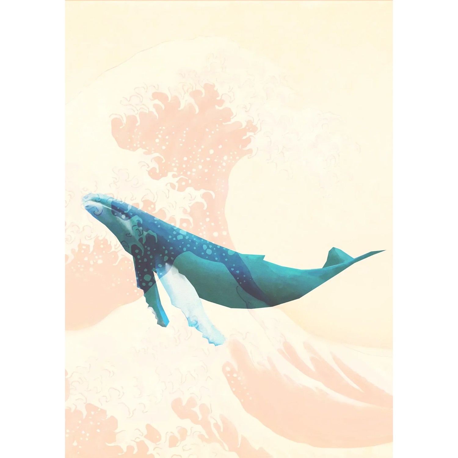 E-shop Komar Vliesová fototapeta Whale Voyage 200 x 280 cm