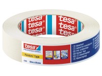 tesa Papierová maskovacia páska sedemdňová 4348, svetlo krémová, 50 m x 25 mm