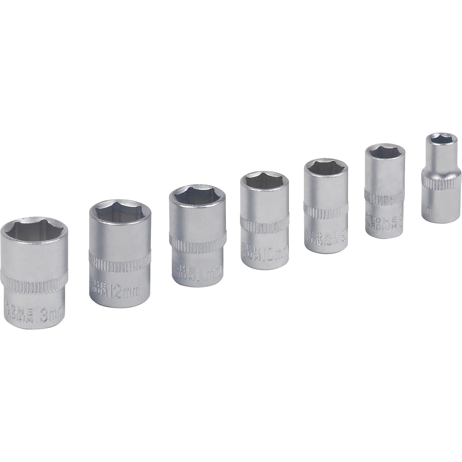 E-shop BWO Súprava nástrčných hlavíc 6,3 mm (1/4") 7dielna