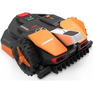 Robotická kosačka Worx Landroid Vision S250 WR202E, čierno-oranžová, pre trávniky do 250 m².