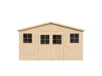 Timbela Drevený záhradný domček M331 bez podlahy, 401 x 297 cm