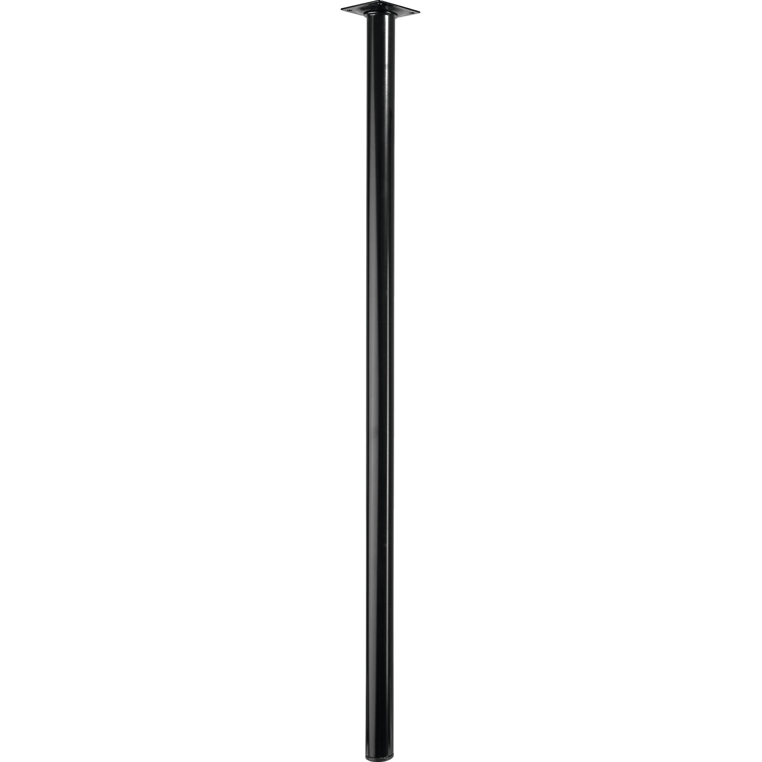 E-shop Hettich Nábytková noha okrúhla, čierna, pr. 30 x 800 mm