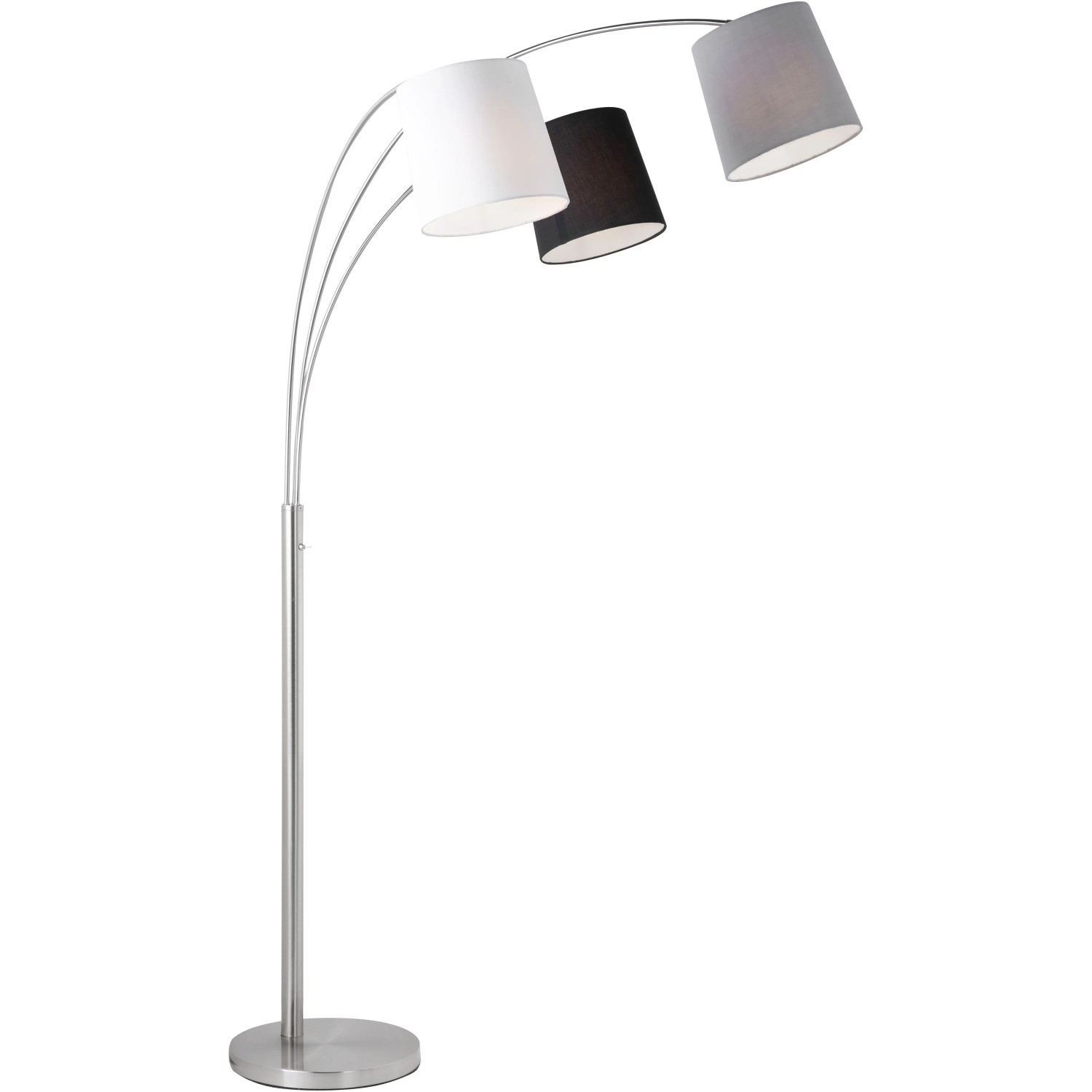 E-shop SellTec Stojaca lampa Melvin, 3xE27, oceľová, 100 x 70 x 190 cm