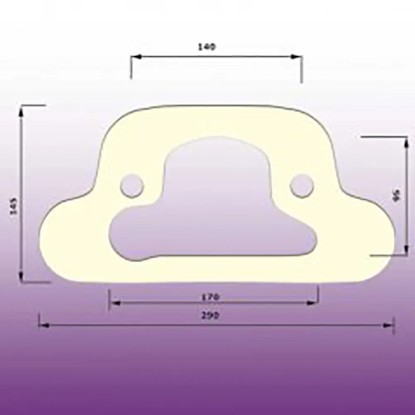 Tesnenie WC kombi medzi nádrž a misu typ M