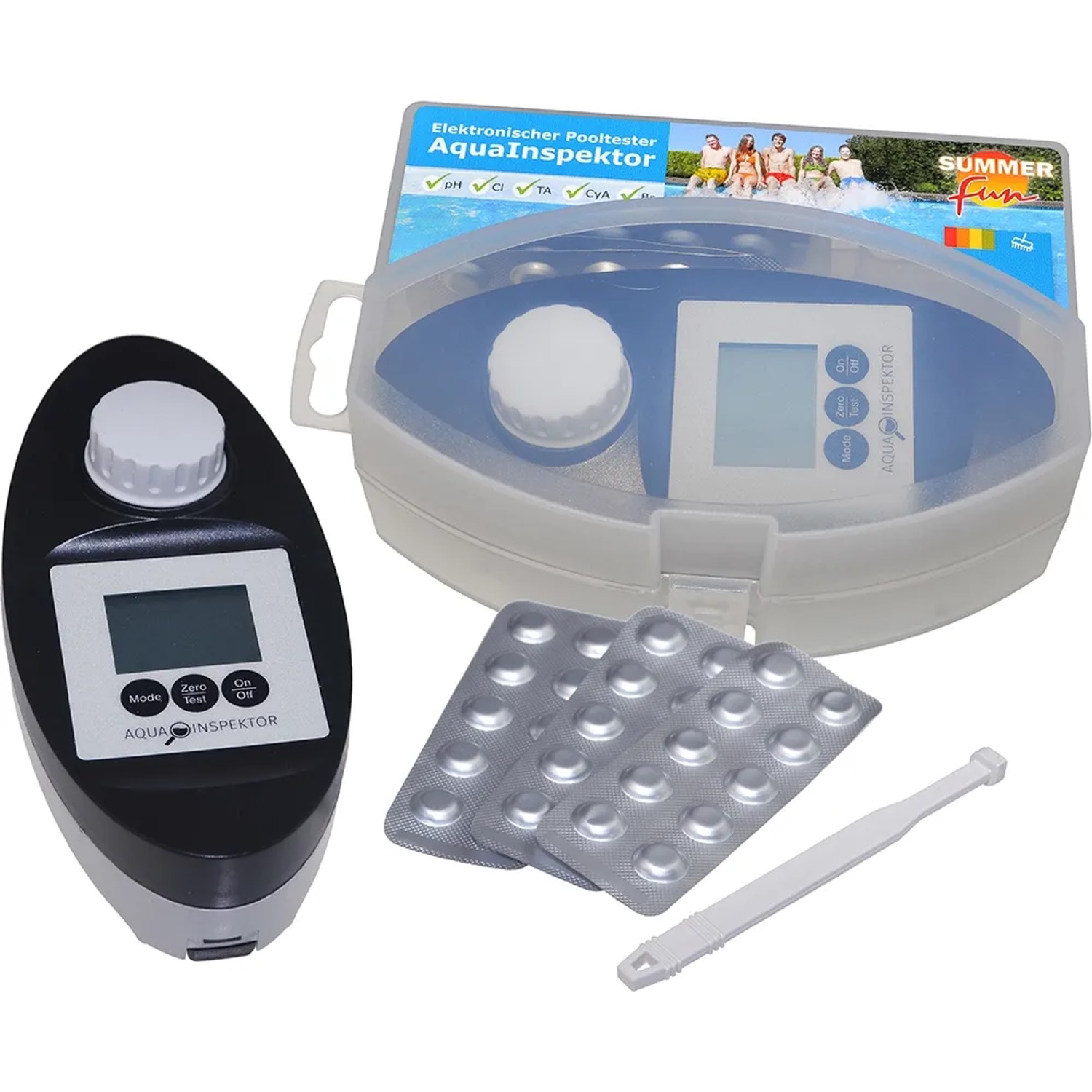 E-shop Summer Fun Elektronický profes. prístroj na meranie vody Aqua Inspector chlór/pH