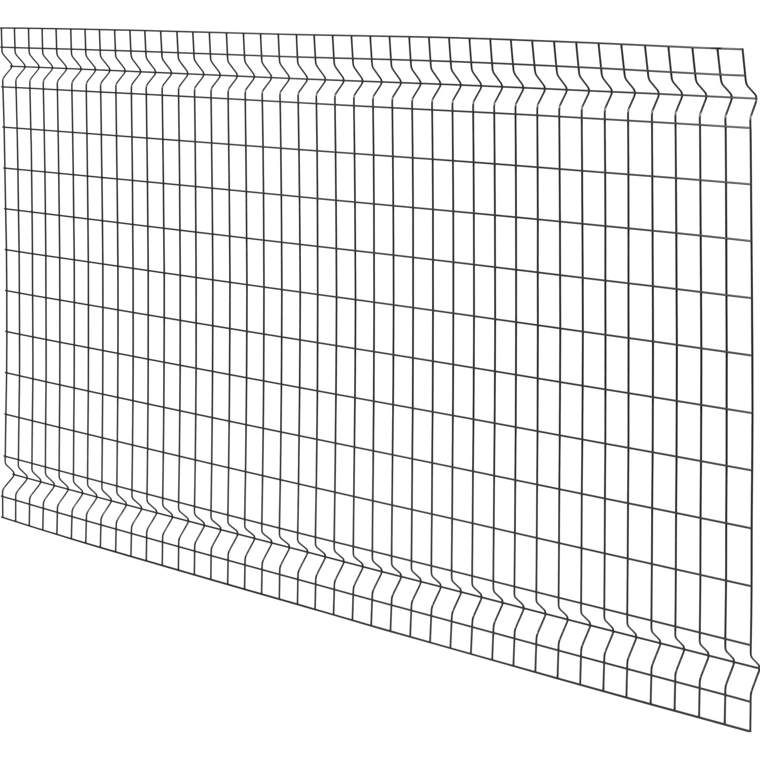 E-shop Jednoduché zvárané 3D pletivo antracitová 120 x 200 cm