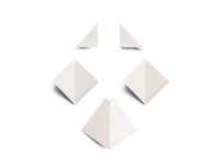 Kaindl Súprava rohov a koncoviek na lišty k pracovnej doske 1106 biela