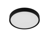 EGLO LED stropné svietidlo MASURITA čierne 33,5 W 3900lm 3000K pr. 44 x 7,5 cm