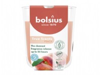 Bolsius Vonná sviečka v skle TRUE SCENTS broskyňa 125 g/pr. 7 x 8 cm