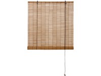 BWO Riasená bambusová roleta dub tmavý 80 x 160 cm