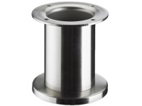 Hettich Nábytková noha Telanio 60 mm x 100 mm vzhľad nerezovej ocele